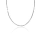 Cadena Clásica 40 white, elaborada en oro blanco de 18k por Joyería Caracas, cuenta con certificado de calidad y garantía de por vida.