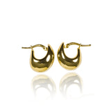 Candongas Glossy, elaboradas en oro 18K por Joyería Caracas. Con su garantía para toda la vida.