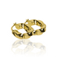 Candongas melcocha melcocha Spira S. Fabricada en Joyería Caracas, elaboradas en oro de 18K y cuenta con una garantía para toda la vida.