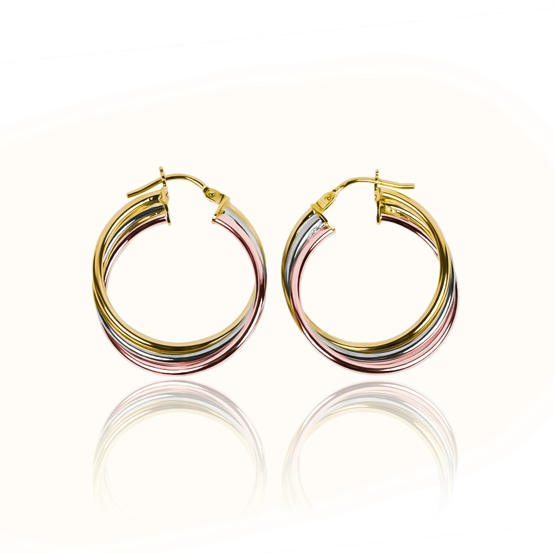 Candongas aros espiral