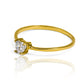 Anillo de compromiso Classic Heart. Hecho en Joyería Caracas con oro 18k de la más alta calidad, este anillo viene con un certificado de calidad y garantía para toda la vida.
