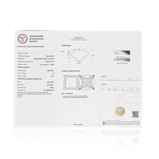 Diamante de Laboratorio Princess 02