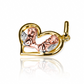 Dije Angelitos 3 oros. Hecho con oro de 18K por Joyería Caracas, este dije es una muestra de lujo y calidad. Con garantía de por vida.