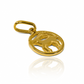 Dije Aries bañado en oro de 18K de Joyería Caracas. Con garantía de por vida, cuenta con garantía de por vida. 