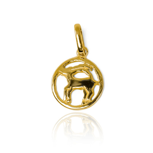Dije Capricornio de Oro 18K de Joyería Caracas es una elección de lujo y elegancia sin igual. Cuenta con garantía de por vida. 