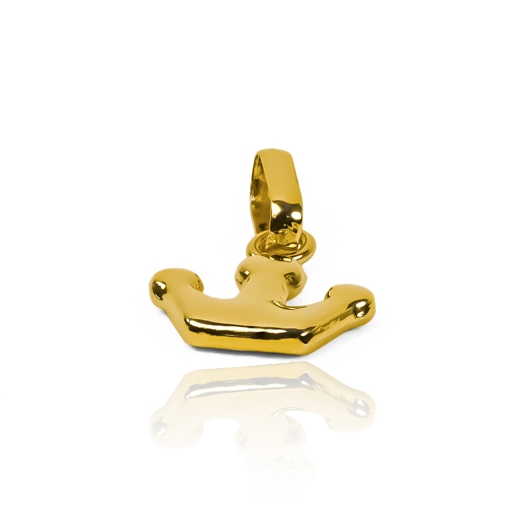 Dije Corona JT de Oro 18K de Joyería Caracas. Con una garantía de por vida.