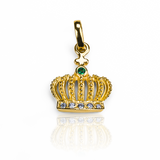 Dije Corona XXL JT. Hecho con Oro 18K y cuidadosamente diseñado por Joyería Caracas, cuenta con garantía de por vida. 