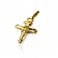 Dije Cristo inri SM JT. Hecho con Oro 18K de Joyería Caracas, cuenta con garantía de por vida. 