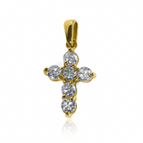 Dije Cruz Centelleante JC, Fabricado con Oro 18K, esta joyería de lujo de Joyería Caracas, cuenta con garantía de por vida. 