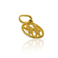 Dije Géminis, elaborado en elegante oro 18K y diseñado por la prestigiosa Joyería Caracas. Con garantía de por vida.