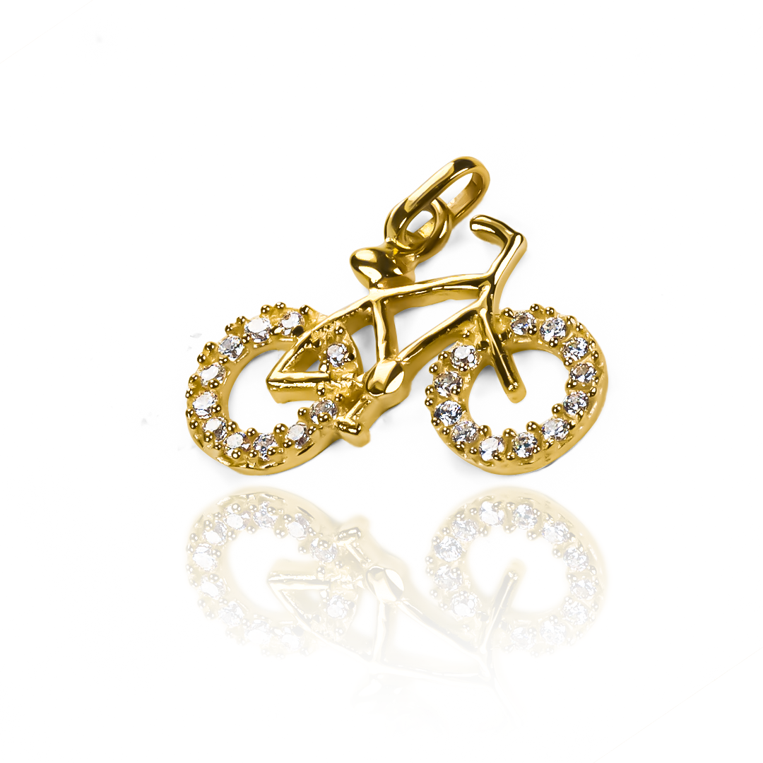Dije Giro JC de Oro 18K de Joyería Caracas. Con garantía para toda la vida, su belleza y calidad durarán para siempre.