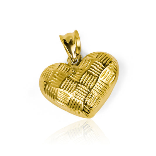Dije Golden heart I de Oro 18K de Joyería Caracas. Este hermoso dije es el complemento perfecto para cualquier atuendo, cuenta con garantía de por vida. 
