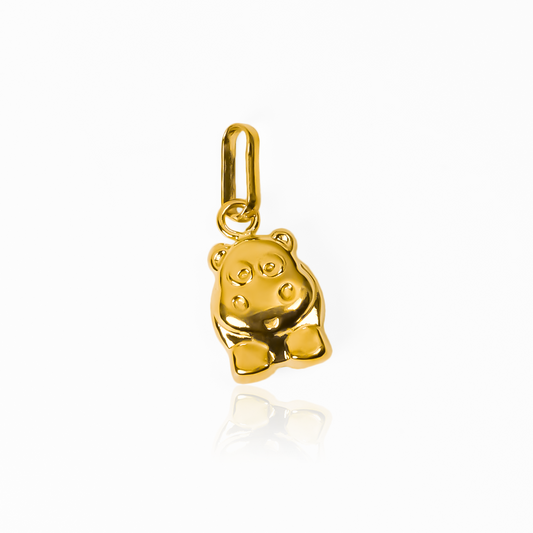Dije Hipopótamo M JT de Joyería Caracas. Su diseño en oro 18K le otorga un brillo y sofisticación únicos. Cuenta con garantía de por vida. 