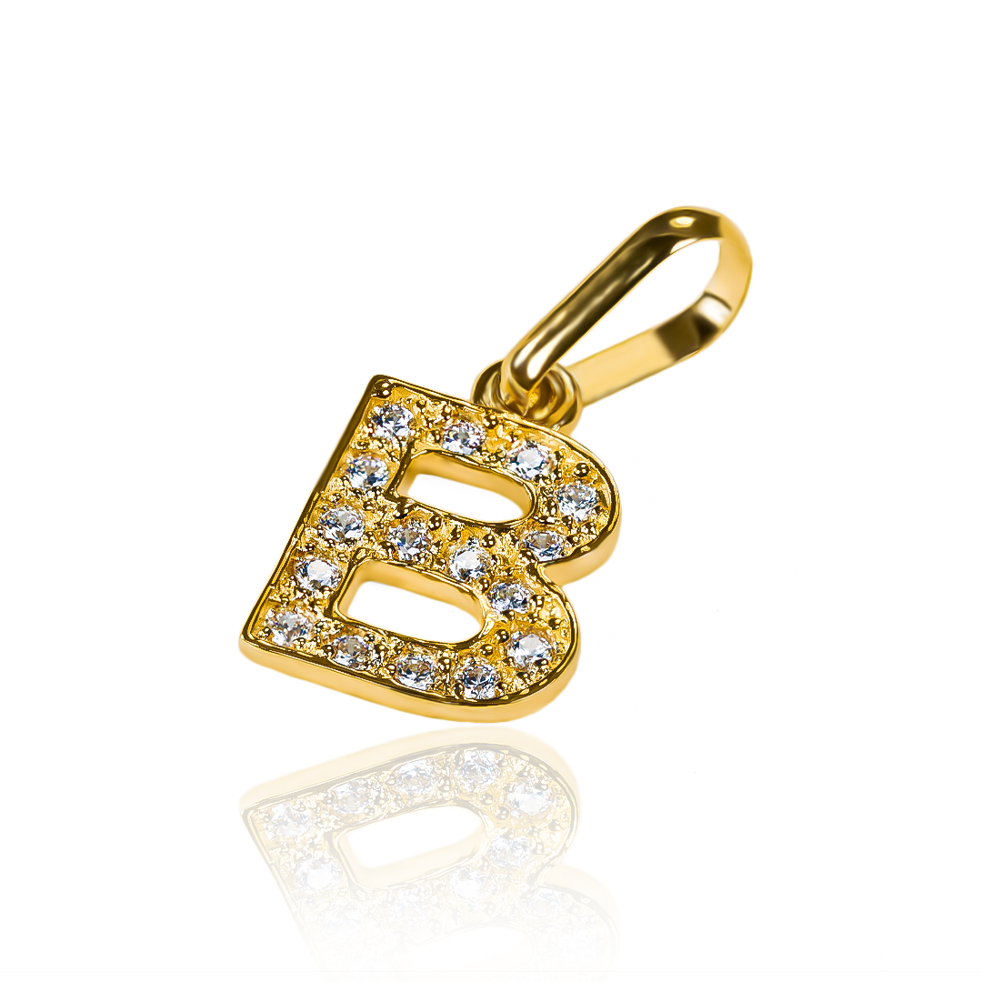Dije Letra A crystal JT es un verdadero tesoro de Joyería Caracas. Confeccionado en oro 18K, cuenta con garantía de por vida. 