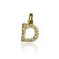 Dije Letra D crystal JT. Hecho de oro 18K y adornado con cristales de Joyería Caracas es una verdadera obra de arte. Con garantía para toda la vida.