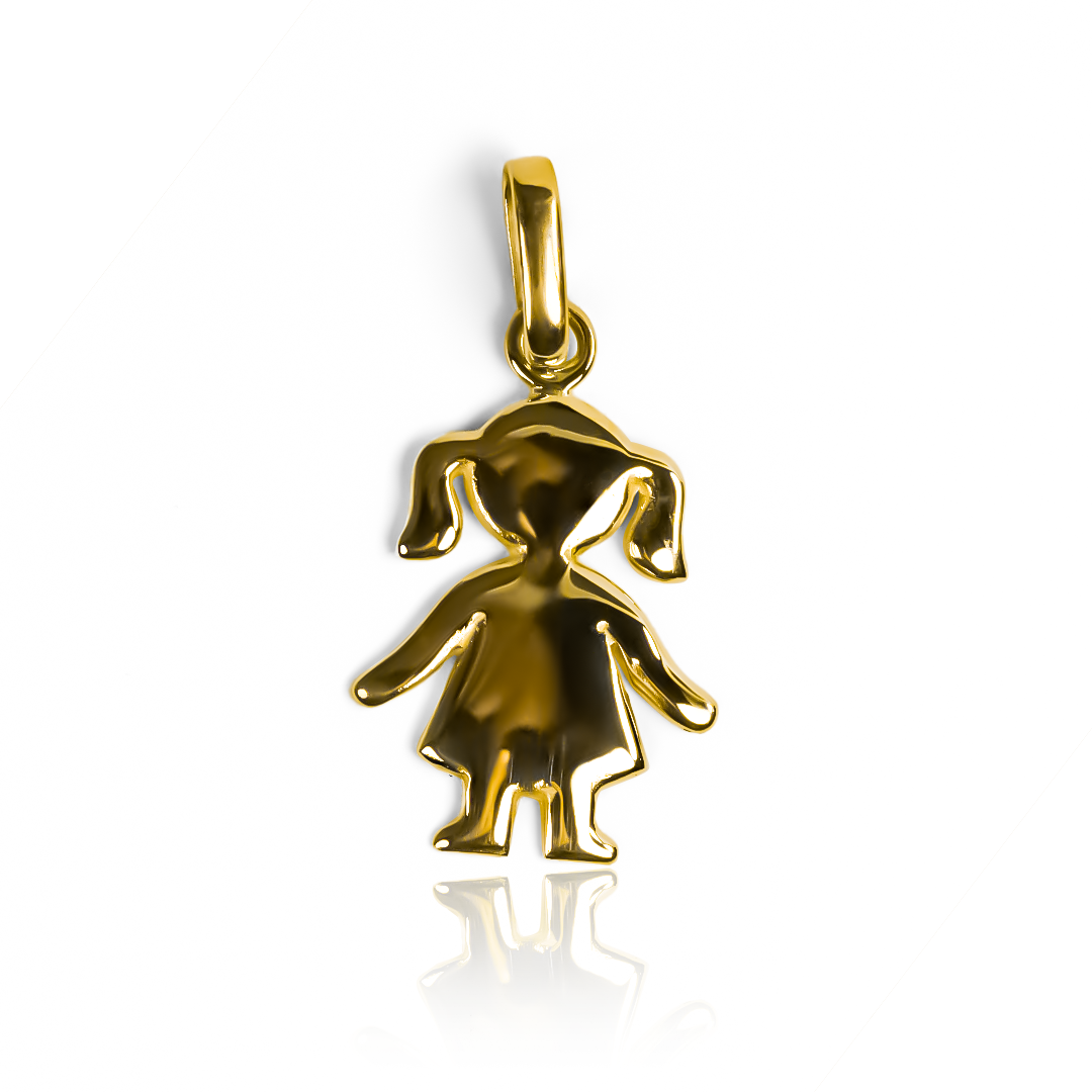 Descubre la elegancia y exclusividad con nuestros Dije Niña L JC. Hecho con oro de 18K y respaldado por la Garantía para toda la vida de Joyería Caracas, este dije es una pieza preciosa que durará para siempre. Complementa tu estilo con un toque de lujo y sofisticación.