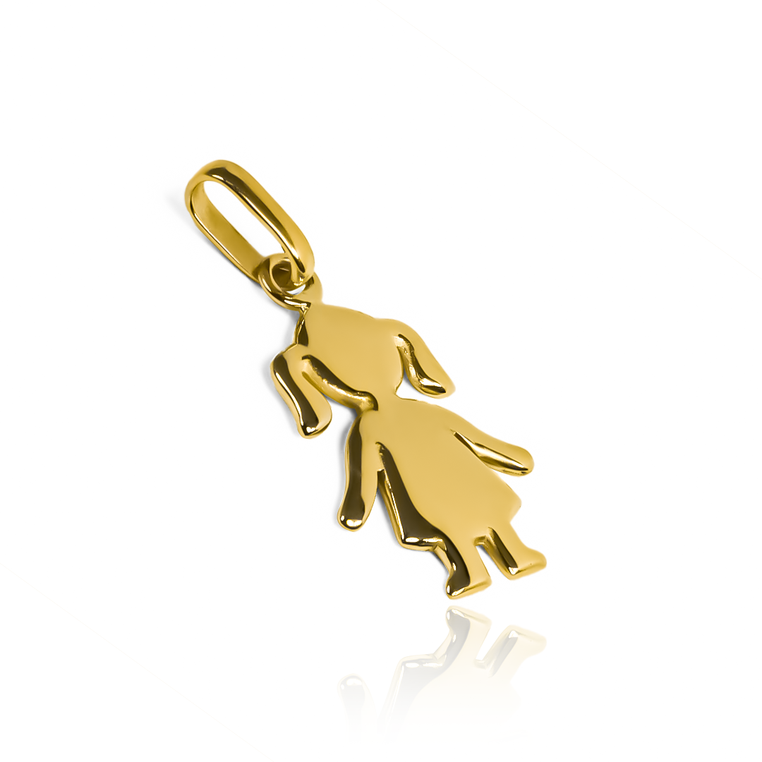 Descubre la elegancia y exclusividad con nuestros Dije Niña L JC. Hecho con oro de 18K y respaldado por la Garantía para toda la vida de Joyería Caracas, este dije es una pieza preciosa que durará para siempre. Complementa tu estilo con un toque de lujo y sofisticación.