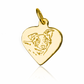 Deja a todos boquiabiertos con este precioso dije de corazón personalizable, hecho de oro 18K de la exclusiva Joyería Caracas. Con su garantía de por vida, es la elección perfecta para regalar a tus seres queridos o para hacerse un regalo a ti misma. Un símbolo de amor y lujo que perdurará por siempre.