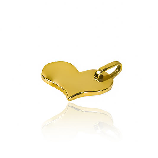 Dije Plane Heart. Hecho con oro de 18K y diseñado por Joyería Caracas, cuenta con garantía de por vida. 