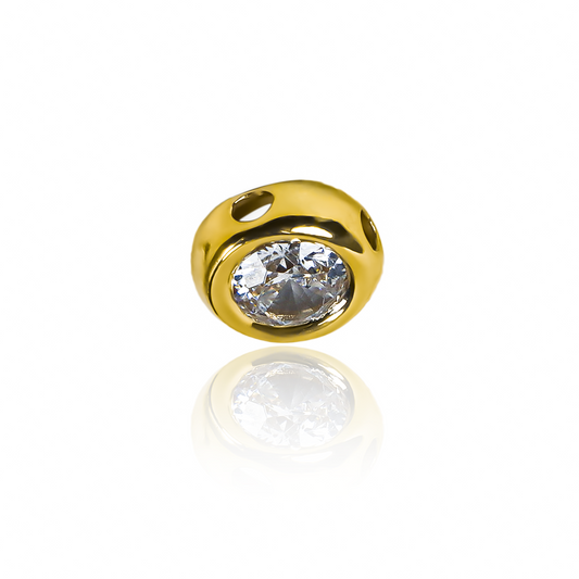 Dije dona pasante #4 es una joya de oro 18K de Joyería Caracas, cuenta con garantía de por vida. 