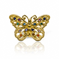 Dije multicolor Butterfly JT. Confeccionado con oro 18k y diseñado por la prestigiosa Joyería Caracas, cuenta con garantía de por vida. 