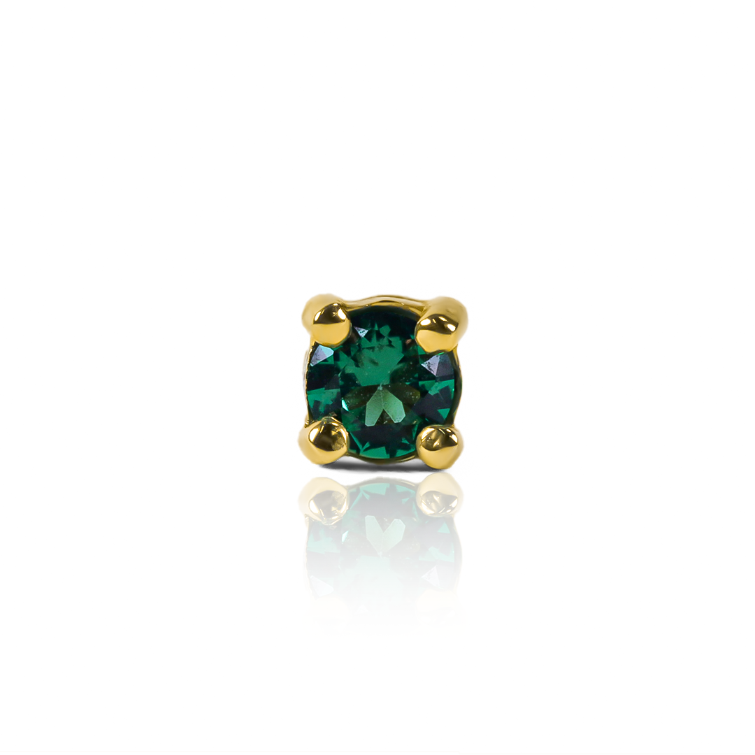 Dije pasante #3 en Oro 18K. Fabricado por Joyería Caracas y respaldado por una garantía de por vida.