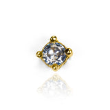 Dije pasante #4, elaborado con oro de 18K, de la exclusiva Joyería Caracas. Con garantía para toda la vida.
