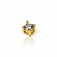 Dije pasante #4, elaborado con oro de 18K, de la exclusiva Joyería Caracas. Con garantía para toda la vida.