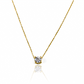 Dije pasante #4, elaborado con oro de 18K, de la exclusiva Joyería Caracas. Con garantía para toda la vida.