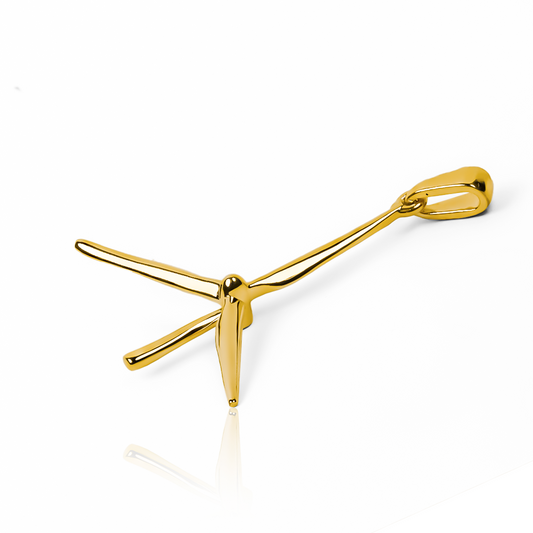 Dije pendant_wind_power. Elaborado en Oro 18K, esta pieza de Joyería Caracas es una verdadera obra de arte. Con garantía de por vida.