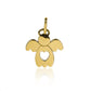 Dije Angelito corazón I, fabricado en Oro 18K por Joyería Caracas, cuenta con garantía de calidad y durabilidad de por vida.