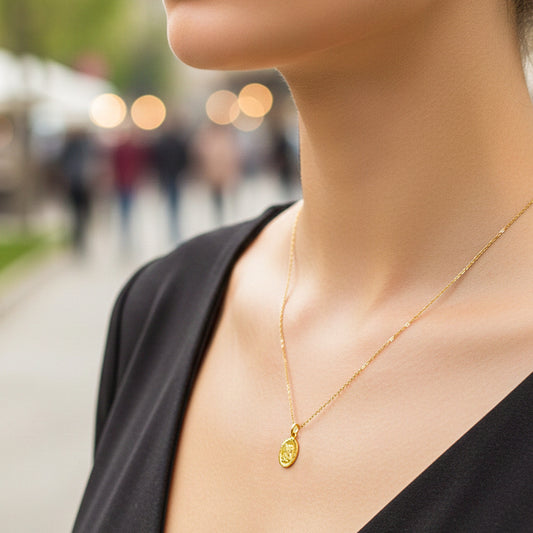 Dije Angelito oval marco I