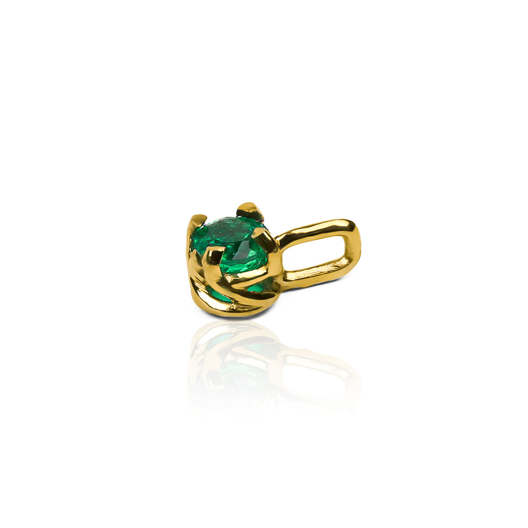 Dije Silent Spin Redondo elaboradas en oro 18K por Joyería Caracas, con un certificado de calidad y garantía para toda la vida.