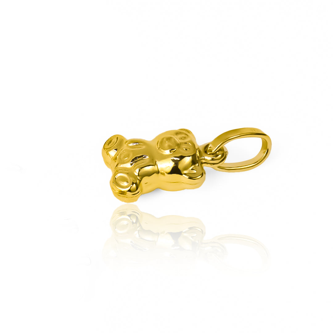 Dije Osito I. Hecho de Oro 18K por Joyería Caracas, este dije es un verdadero tesoro para toda la vida. Con garantía de por vida.