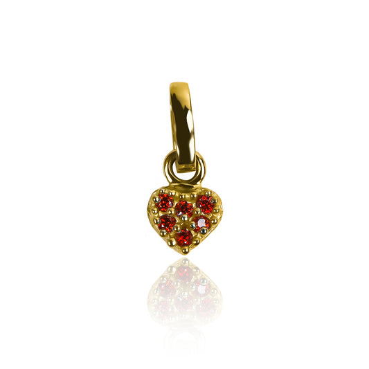 Dije Mini Cristal Heart