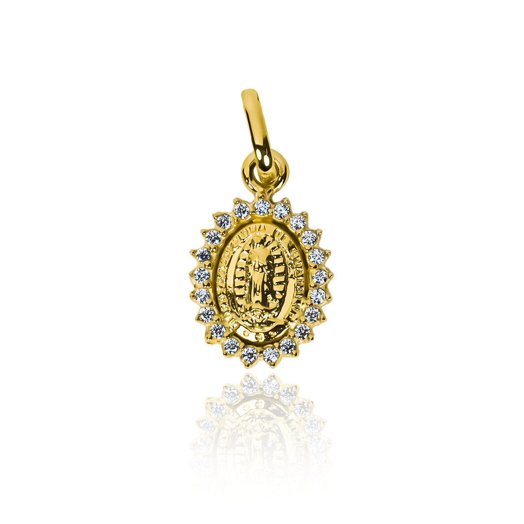 Dije Guadalupe crystal M JT