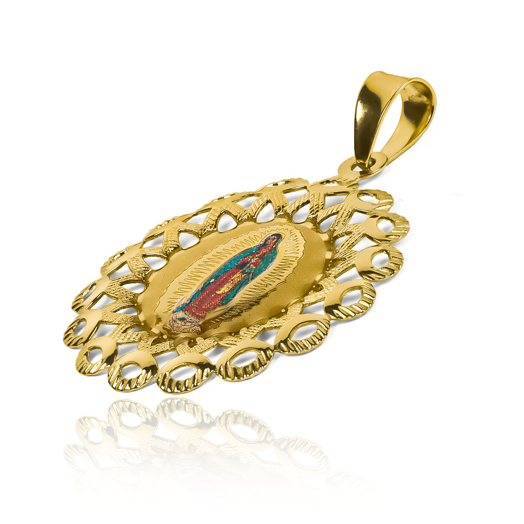 Dije Guadalupana color  I
