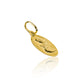 Dije placa Oval Angelito I, fabricado en oro 18K por Joyería Caracas, cuenta con garantía de por vida.