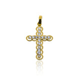 Dije Cruz circles crystal I