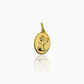 Dije placa Oval Angelito I, fabricado en oro 18K por Joyería Caracas, cuenta con garantía de por vida.