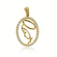 Dije rostro virgen silueta I fabricado en Oro 18K por Joyería Caracas, este dije es garantía de calidad y durabilidad de por vida.