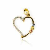 Dije Corazón 3 oros I son una obra de arte de Joyería Caracas, hechos con Oro 18K de la más alta calidad. Cuenta con garantía de por vida. 