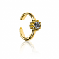 Earcuff Cristal Stick, fabricado en oro 18K por Joyería Caracas, cuenta con certificado de calidad y garantía de por vida.