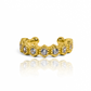 Earcuff Hexagon I, fabricado en oro 18K por Joyería Caracas, cuenta con certificado de calidad y garantía de por vida.