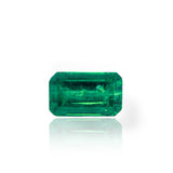 Esmeralda Natural Colombiana de verde vívido