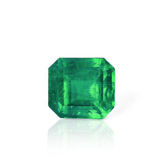 Esmeralda natural colombiana para joyas de oro 18k