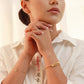 Pulsera brazalete diamantado arena