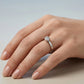 Anillo Piramid mini Moissanite 3.50mm
