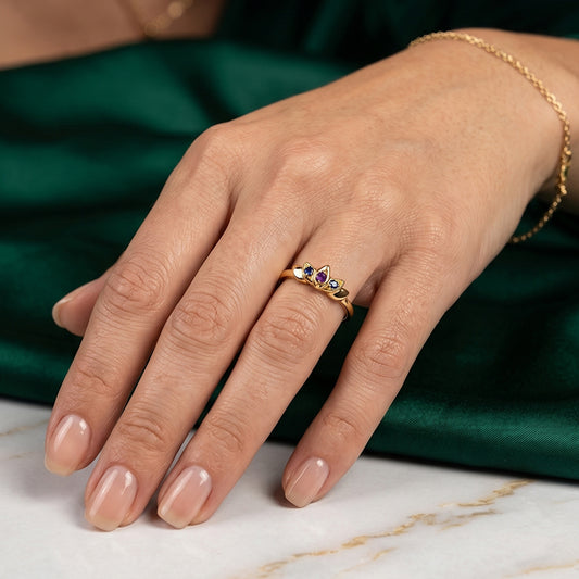Anillo Corona de Hojas
