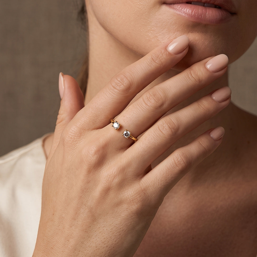 Anillo Crystal duo